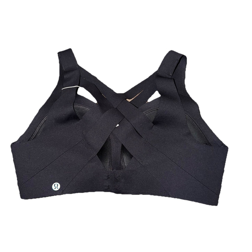 LULULEMON ENLITE WEAVE-BACK BRA BLACK COLOR NWT SIZE 38D